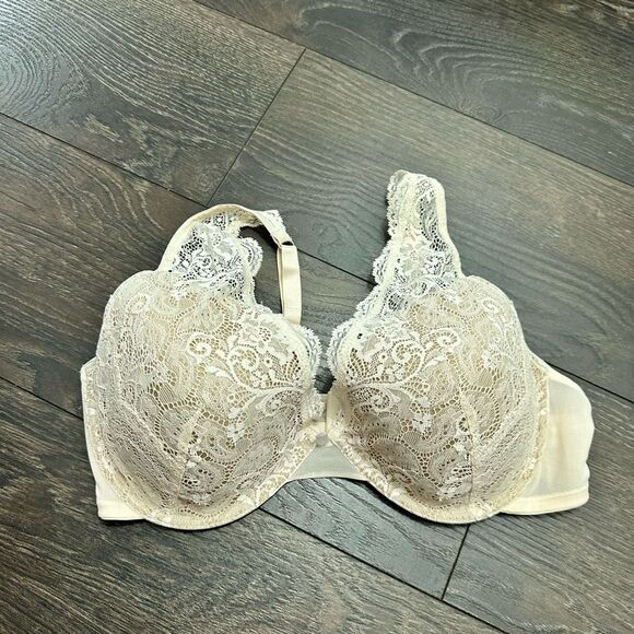 Thirdlove Women’s 38E 24/7 Lace Contour Plunge Bra - Picture 1 of 3